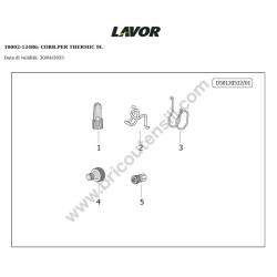 Lavor Idropulitrice THERMIC 9L 200/15 Esploso Ricambi - 1