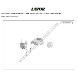 Lavor Idropulitrice THERMIC 9L 200/15 Esploso Ricambi - 2