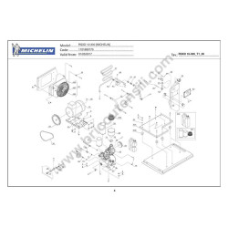 Michelin RSXD 10-300 Spare Parts Diagram