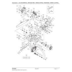 Hitachi Chainsaw CS33EDP Parts Diagram - 1