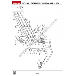 Dolmar Tagliasiepi HT2276E Ricambi