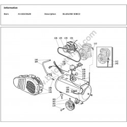 CECCATO BLUELINE 50BC2 Parts Drawing
