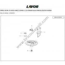 Lavor Idropulitrice NPX4 1310 M Esploso Ricambi - 5