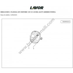 Lavor Idropulitrice NPX4 1310 M Esploso Ricambi - 7
