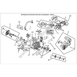 Valex Chainsaw PONY 26S F5 Spare Parts Drawing