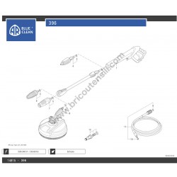 Annovi Reverberi Pressure Washer AR 396 Parts Drawing - 4