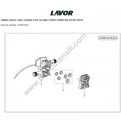 Lavor Idropulitrice LVR4 PLUS 160 DIGIT Esploso Ricambi - 2
