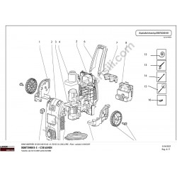 Lavor Pressure Cleaner SKIPPER 19 Parts Drawing - 1