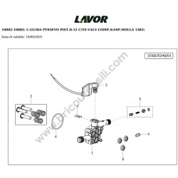 Lavor Pressure Cleaner NINJA 120 Parts Drawing - 3