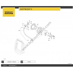 Stanley Fatmax Pressure Washer SXFPW30IP-E Parts Drawing - 1