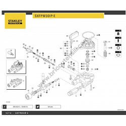 Stanley Fatmax Pressure Washer SXFPW30IP-E Parts Drawing - 2