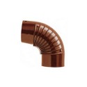 Pipe with a bend for stoves