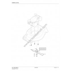 Alpina Lawnmower AL4 46 Parts Drawing - 6