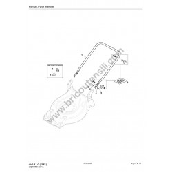 Alpina Lawnmower AL5 41 A Parts Drawing - 3