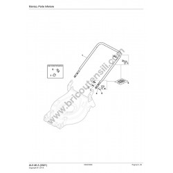Alpina Lawnmower AL5 46 A Parts Drawing - 3