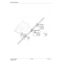 Alpina Lawnmower AL5 46 A Parts Drawing - 5
