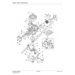 Alpina Lawnmower AL5 46 A Parts Drawing - 9