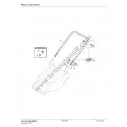Alpina Lawnmower AL5 51 SAQ Parts Drawing - 3