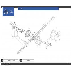 Annovi Reverberi Pressure Cleaner AR589 Parts Drawinf - 1