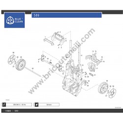 Annovi Reverberi Idropulitrice AR589 Esploso Ricambi - 2