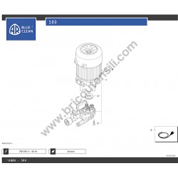 Annovi Reverberi Pressure Cleaner AR589 Parts Drawinf - 3