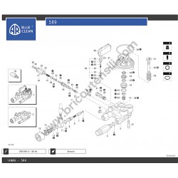 Annovi Reverberi Idropulitrice AR589 Esploso Ricambi - 4