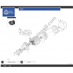 Annovi Reverberi Idropulitrice AR589 Esploso Ricambi - 6