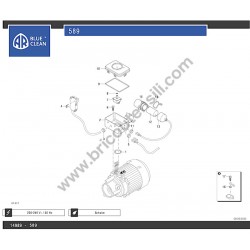 Annovi Reverberi Idropulitrice AR589 Esploso Ricambi - 7