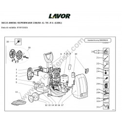 Lavor Idropulitrice SUPERWASH Ricambi