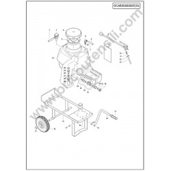 Lavor Sanitization Cart CRL 50 MISTING Parts Drawing - 3