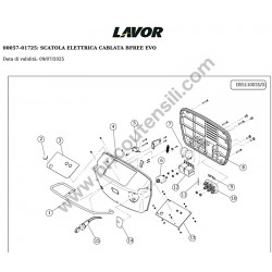 Lavor Floor Scrubber Drier L5 50B CBT Parts Drawing - 11