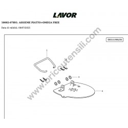 Lavor Floor Scrubber Drier L5 50B CBT Parts Drawing - 17