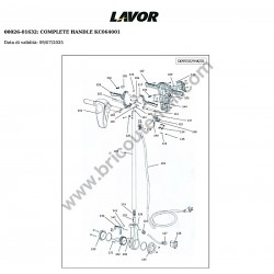 Lavor Floor Sweeper SDM-R 53G Parts Drawing - 2
