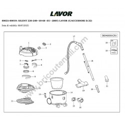 Lavor Vacum Cleaner Silent Parts Drawing