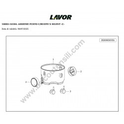 Lavor Aspirapolvere Silent Esploso Ricambi - 1