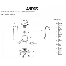 Lavor LX150F W&D Parts Drawing