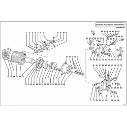 Lavor Pressure Cleaner LW 3000 Parts Drawing - 1