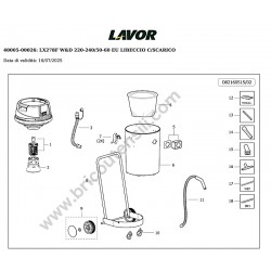 Lavor LX278F W&D Parts Drawing
