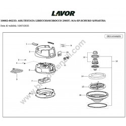 Lavor Esploso Ricambi per SP278F W&D - 1