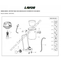 Lavor Esploso Ricambi per SP378F W&D