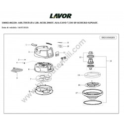 Lavor SP378F W&D Parts Drawing - 1