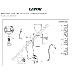 Lavor LX378F W&D Parts Drawing