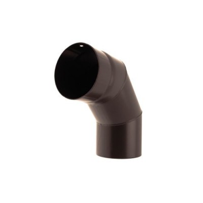 Heavy duty steel pipe with a bend for Wood stoves