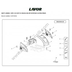Lavor Pressure Cleaner NPX 1211XP M Parts Drawing