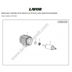 Lavor Idropulitrice NPX 1211XP M Esploso Ricambi - 11