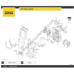 Stanley Fatmax SXFPW21MPE Parts Drawing