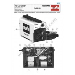 Telwin Saldatrice T-ARC 120 Esploso Ricambi
