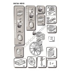 BALMA NS19-100 CT3 V400 Parts Drawing - 1
