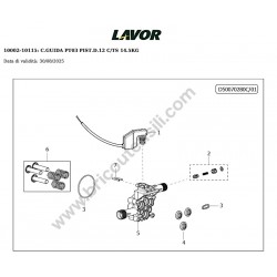 Lavor Esploso Ricambi per TYPHOON 23 - 4
