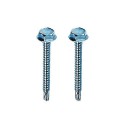 Zincplated Selfpiercing metal screws hex head 5,5 mm tipe Drillex